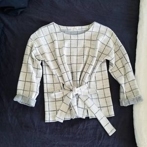Madewell tie sweater